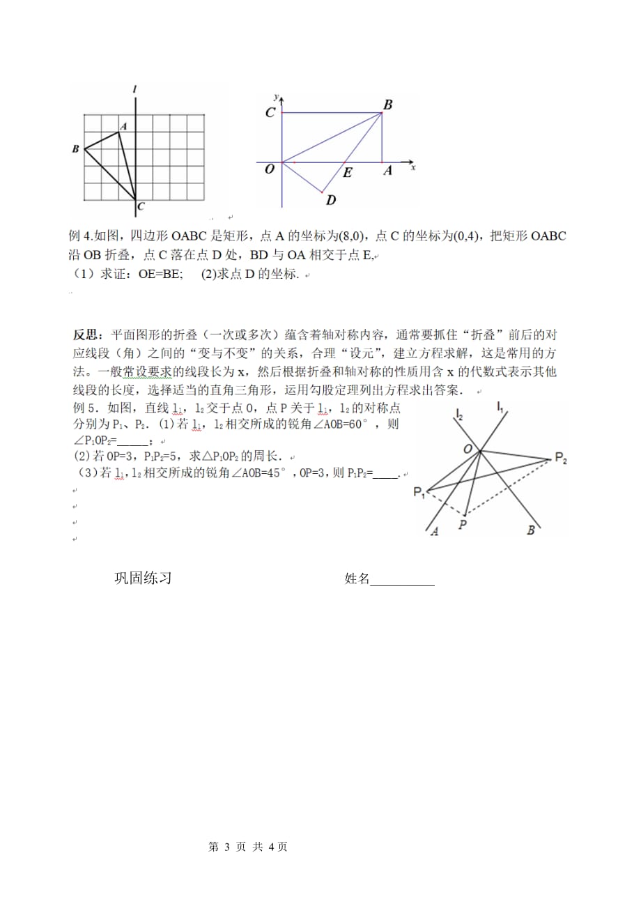 江苏省泰兴市黄桥初中教育集团2019-2020学年度八年级上册数学期中复习专题1_第3页