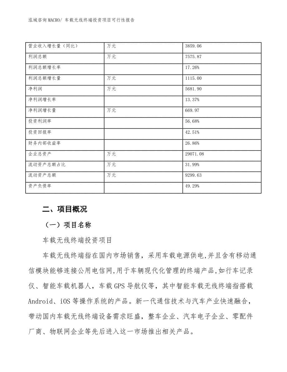 车载无线终端投资项目可行性报告.docx_第5页