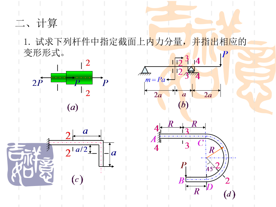 材料力学习题集(超级好-内容全).ppt_第4页