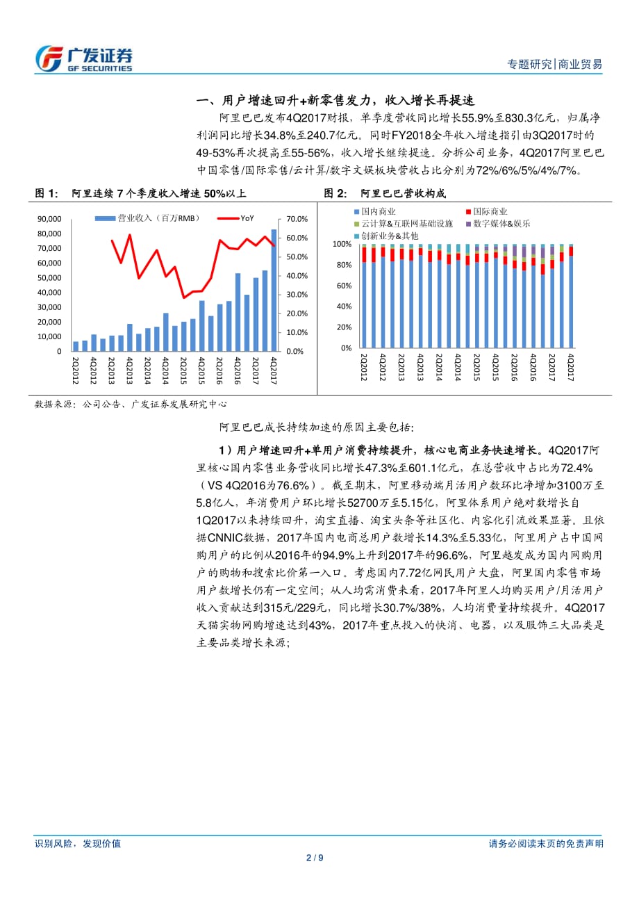 阿里巴巴：新零售加速落地巨头成长进入新阶段_精编_第3页