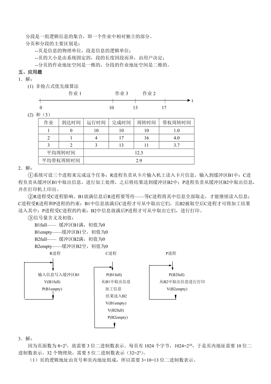 操作系统综合练习答案_第2页