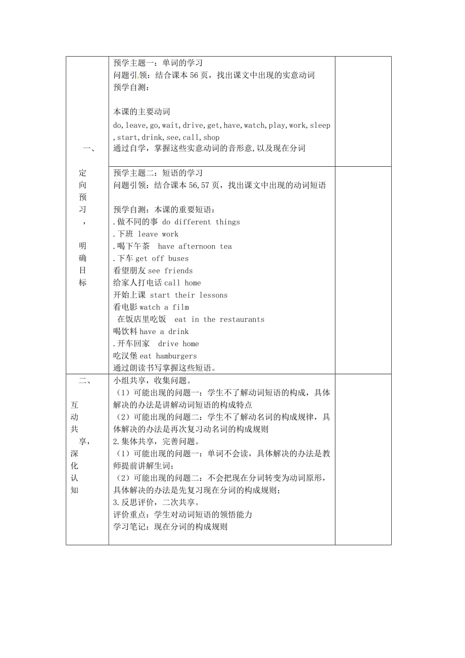 七年级英语上册 Module 9 People and places Unit 2 They’re waiting for buses or trains教案 （新版）外研版_第2页