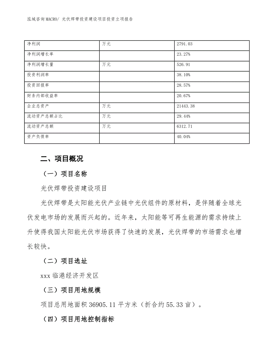 光伏焊带投资建设项目投资立项报告.docx_第4页