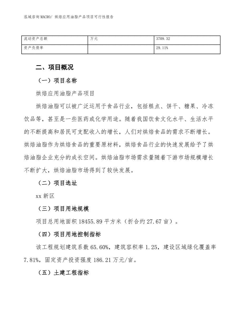 烘焙应用油脂产品项目可行性报告.docx_第5页