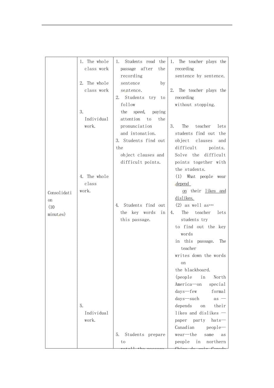 仁爱初中英语八下《Unit 8Topic 2 We can design our own uniforms.》word教案D (1)_第5页