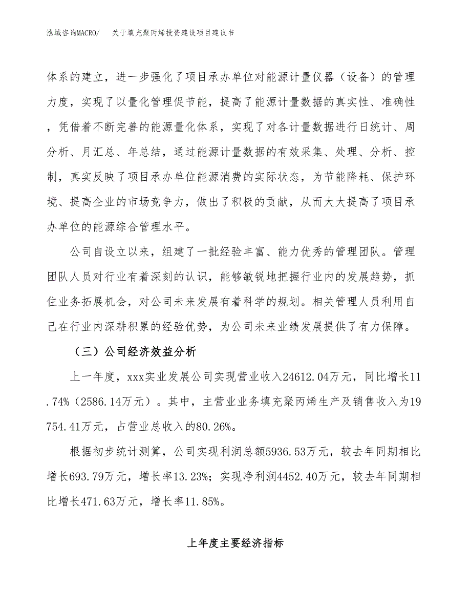 关于填充聚丙烯投资建设项目建议书范文（总投资20000万元）.docx_第4页