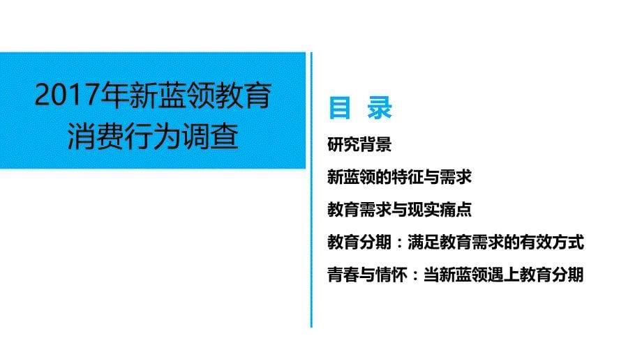 2017年新蓝领教育消费行为调查_第5页