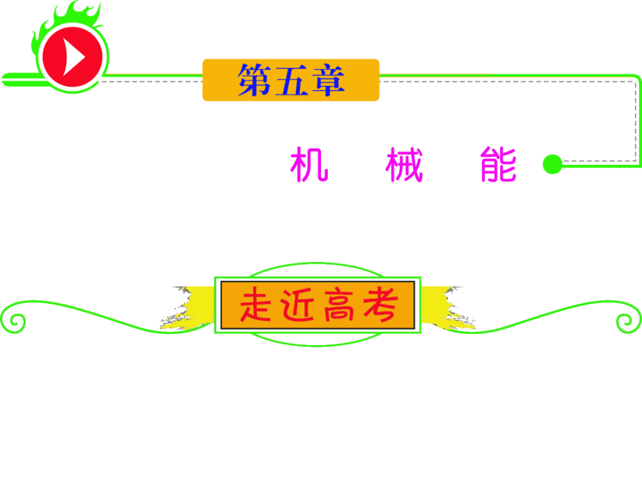 湖南人教版新课标高中总复习（第1轮）物理：第5章_第1讲_功_功率 (3)_第1页