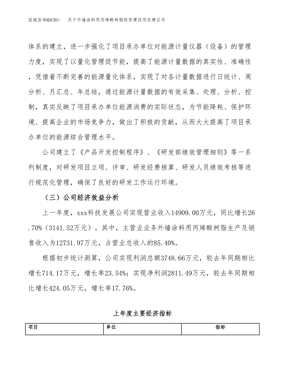 关于外墙涂料用丙烯酸树脂投资建设项目建议书范文（总投资10000万元）.docx_第4页