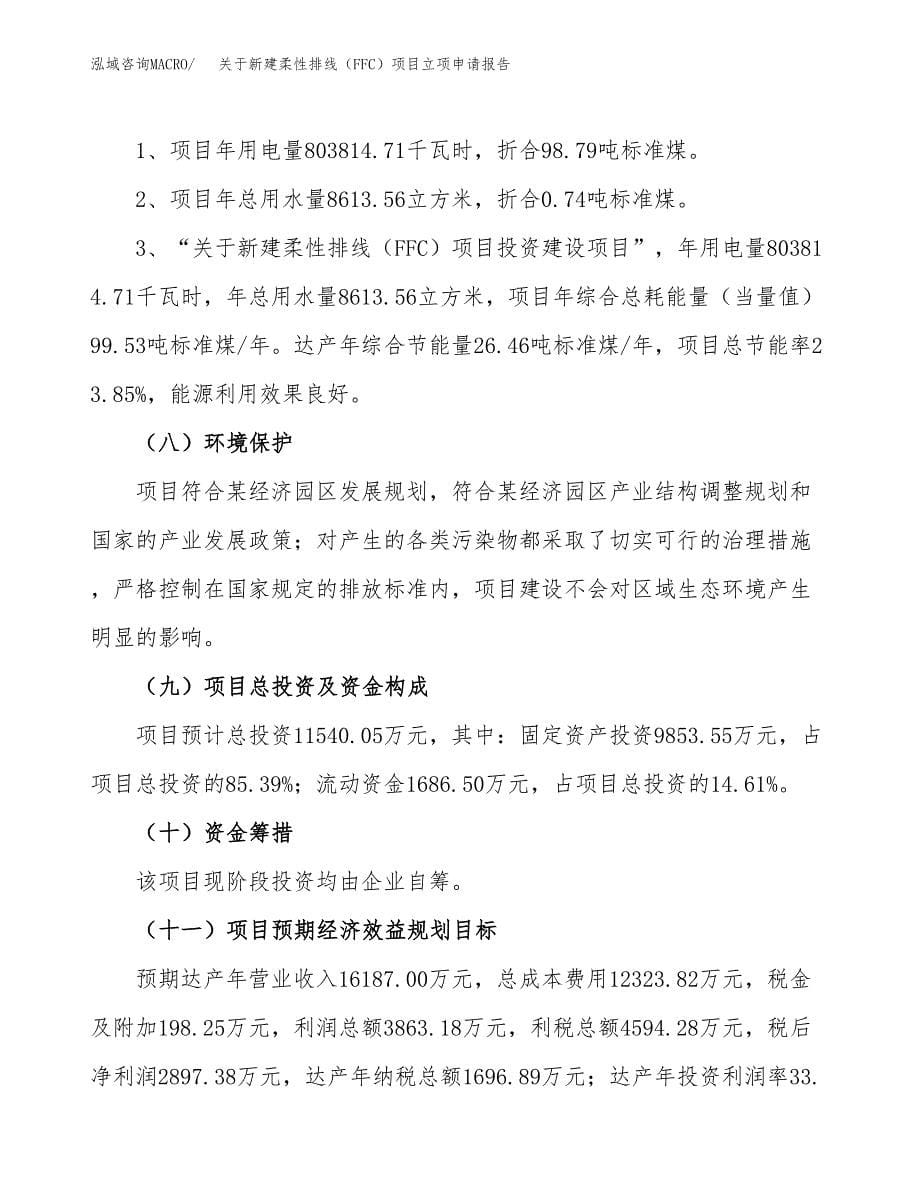 关于新建柔性排线（FFC）项目立项申请报告模板.docx_第5页