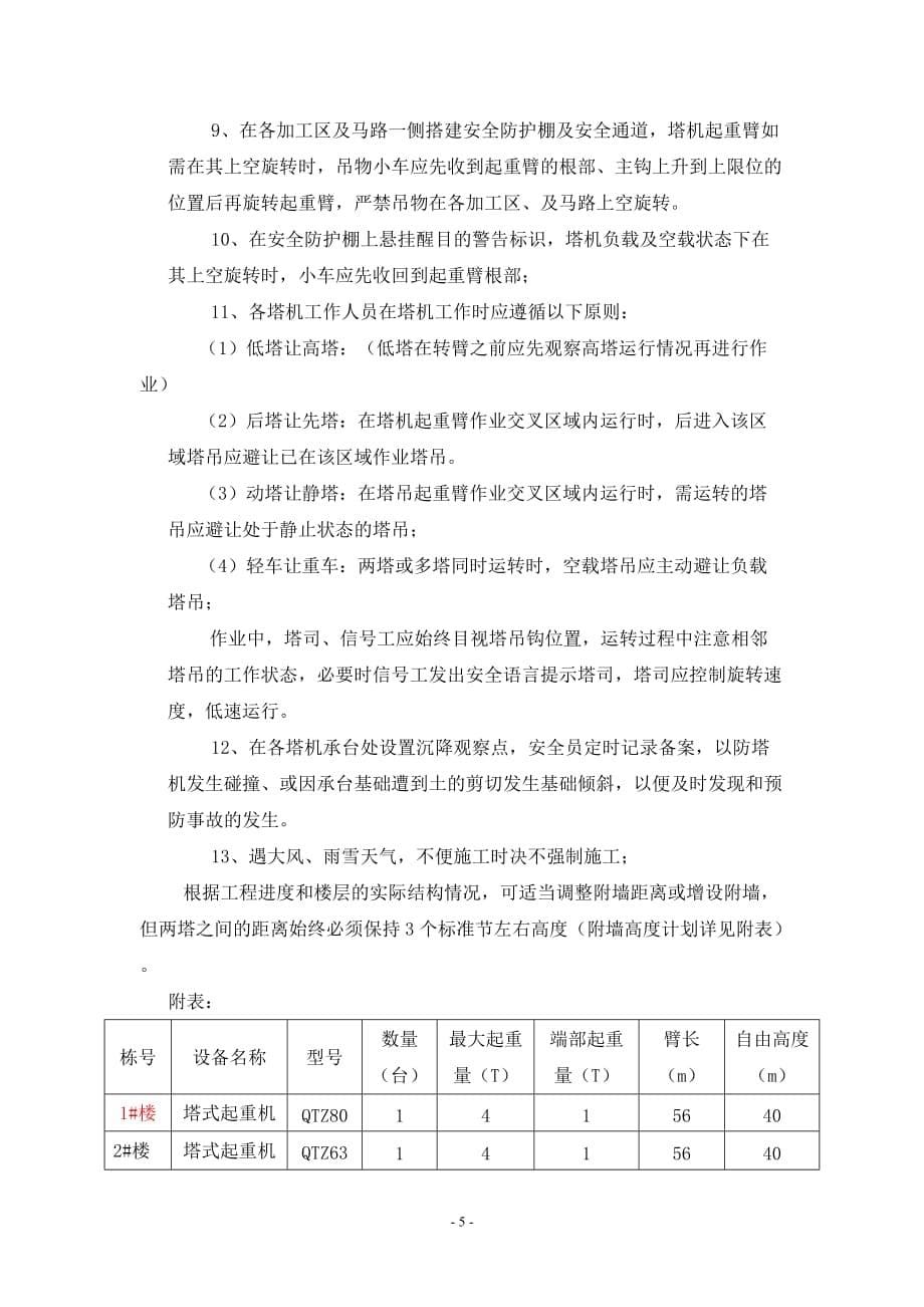 塔吊防碰撞专项方案资料_第5页