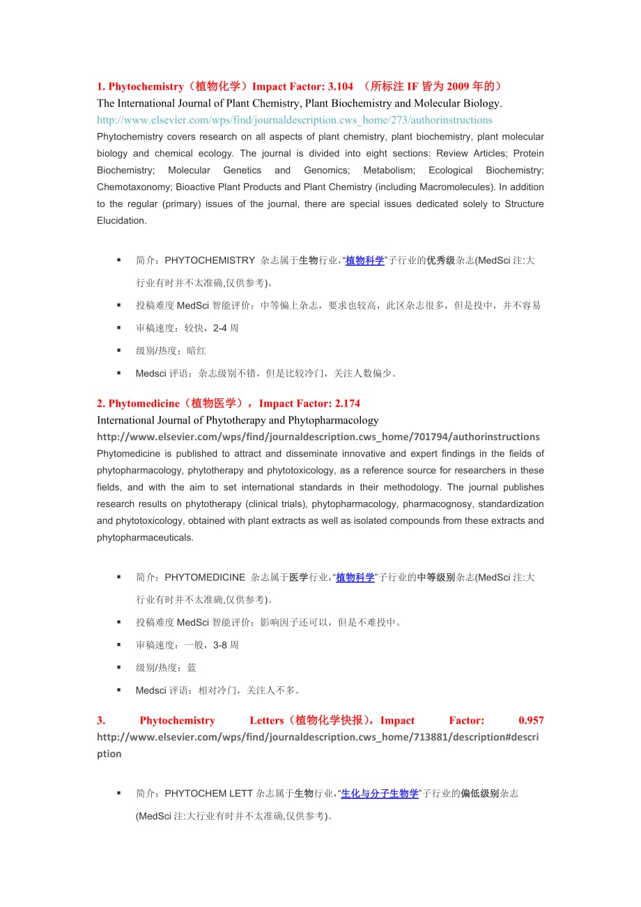 中药及植物药物类SCI杂志资料_第1页