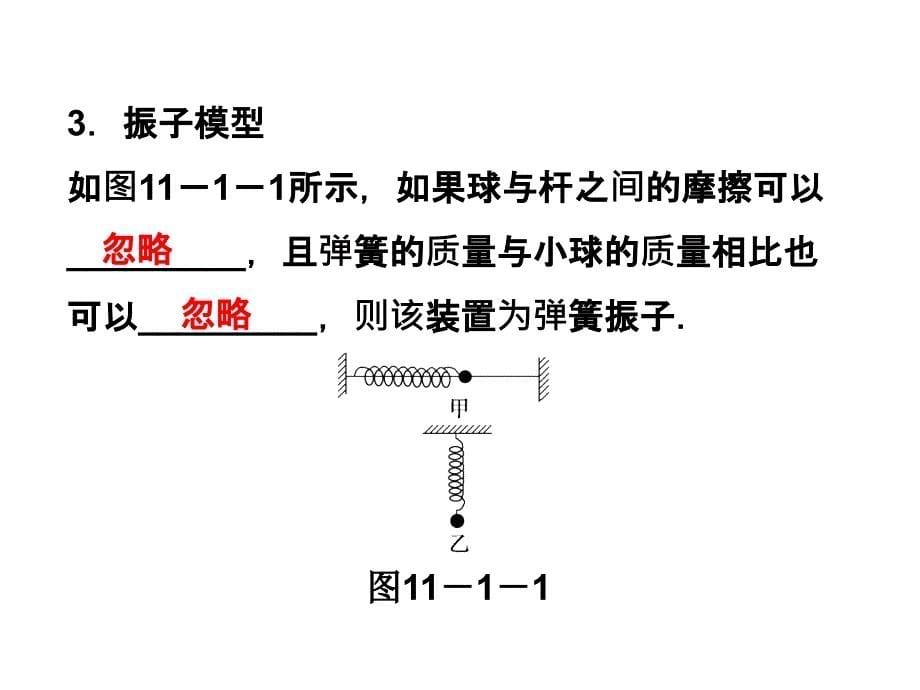 高二物理：11.1 简谐运动课件（新人教版选修3-4）_第5页