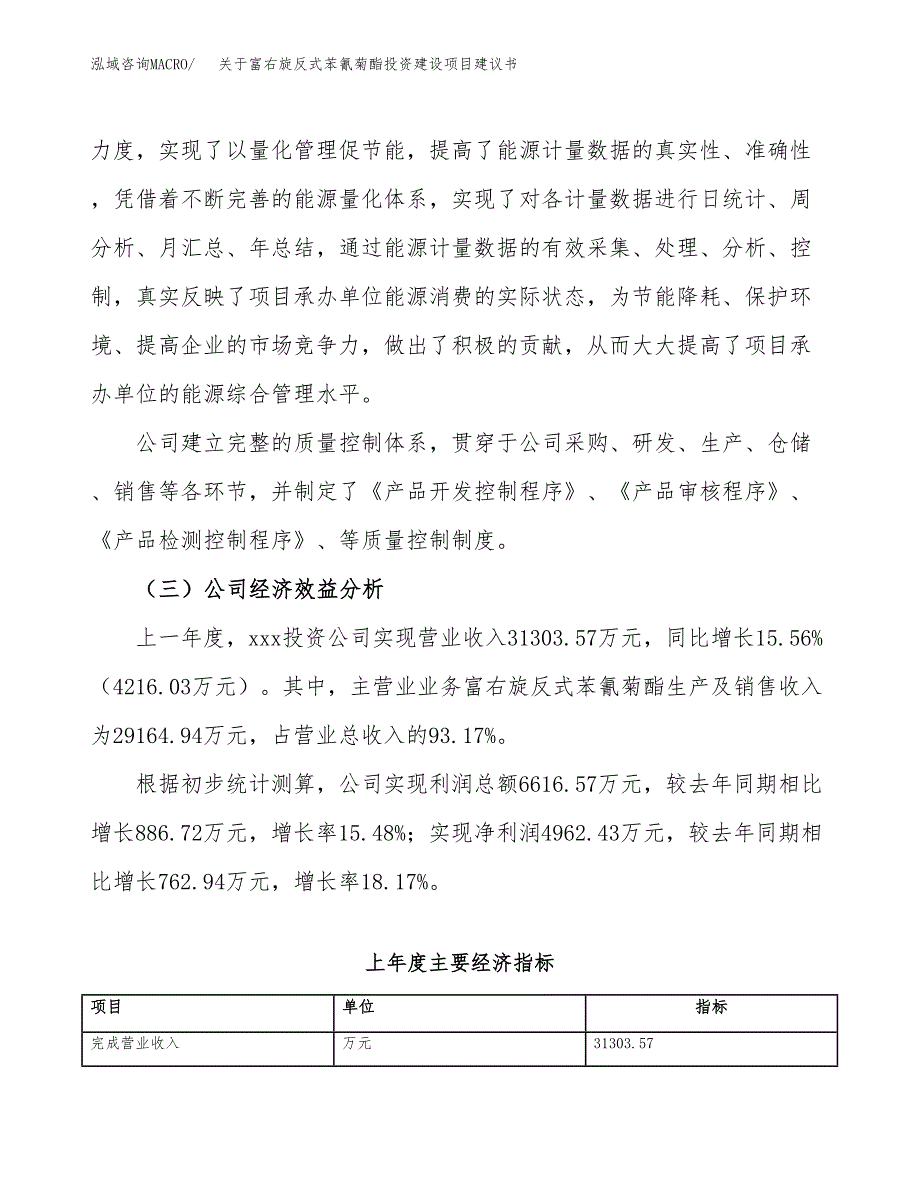 关于富右旋反式苯氰菊酯投资建设项目建议书范文（总投资16000万元）.docx_第4页