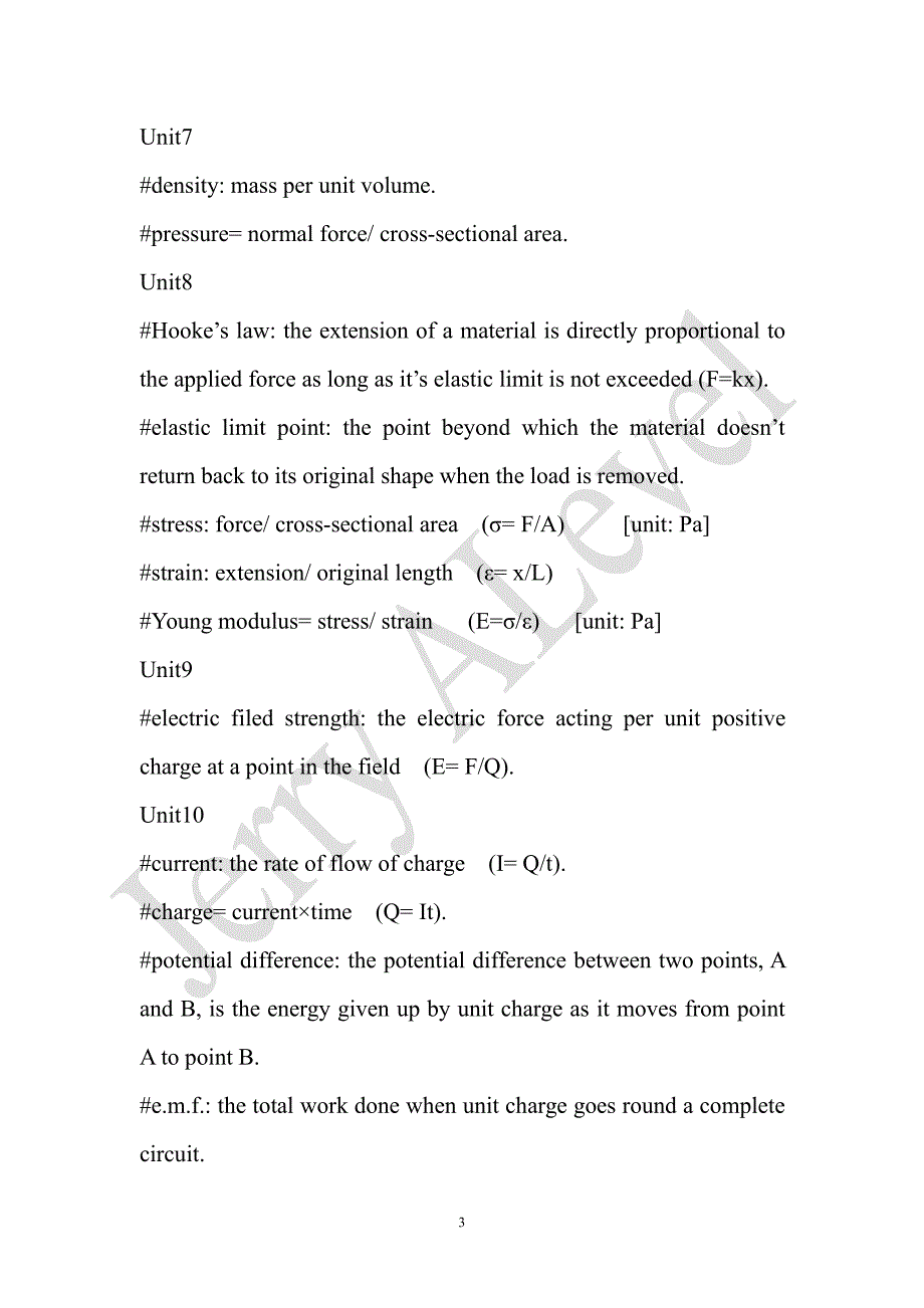 Alevel-AS物理概念大全资料_第3页