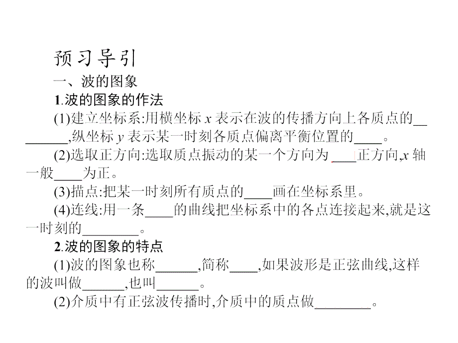 2018物理同步人教选修3-4全国通用版课件：第十二章 2　波的图象_第3页