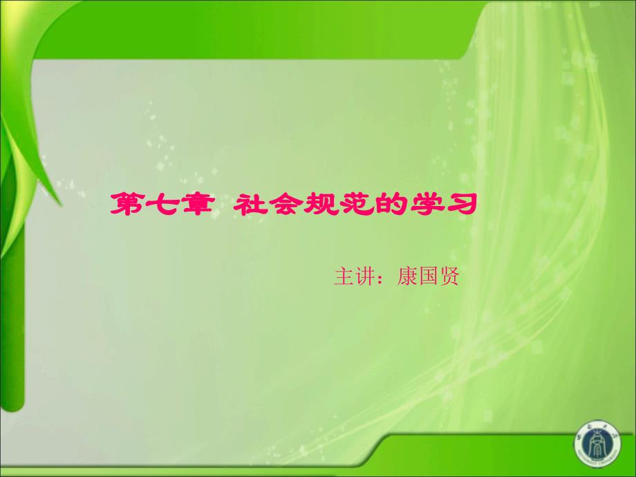 《社会规范的学习》PPT课件_第1页