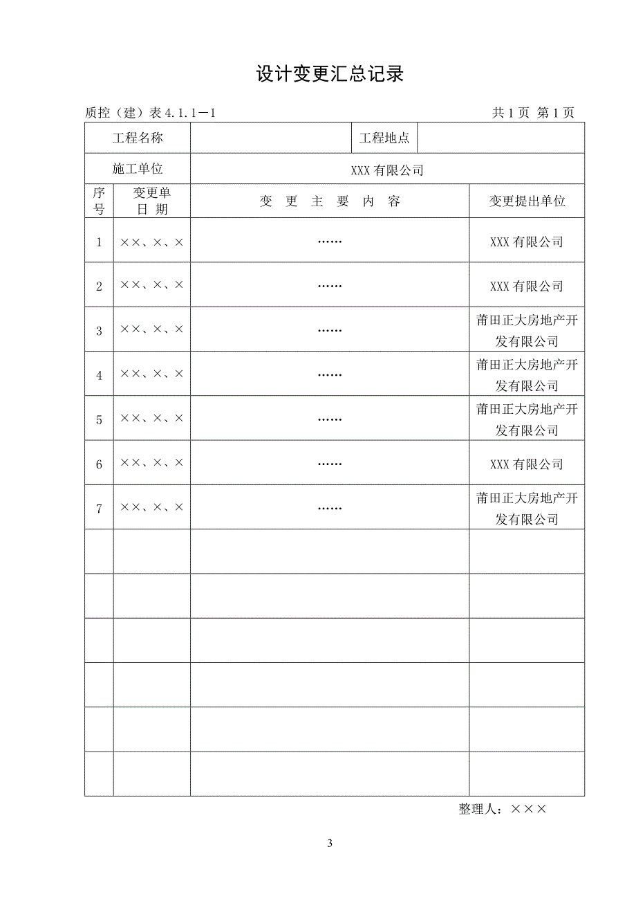 宁洱县综合楼水电施工内业资料——电气全套验收资料_第3页