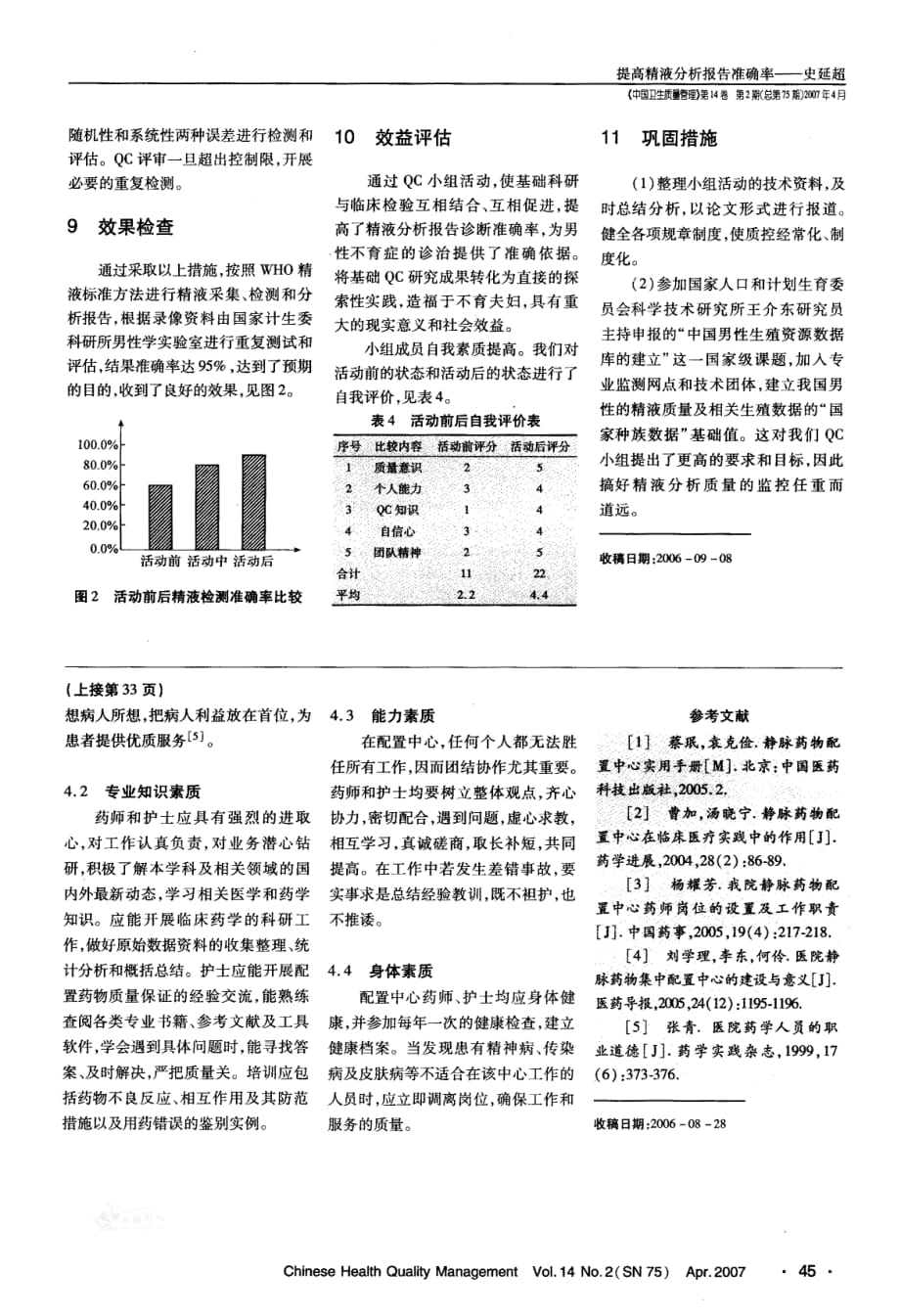 对静脉药物配置中心人员管理的求_第3页