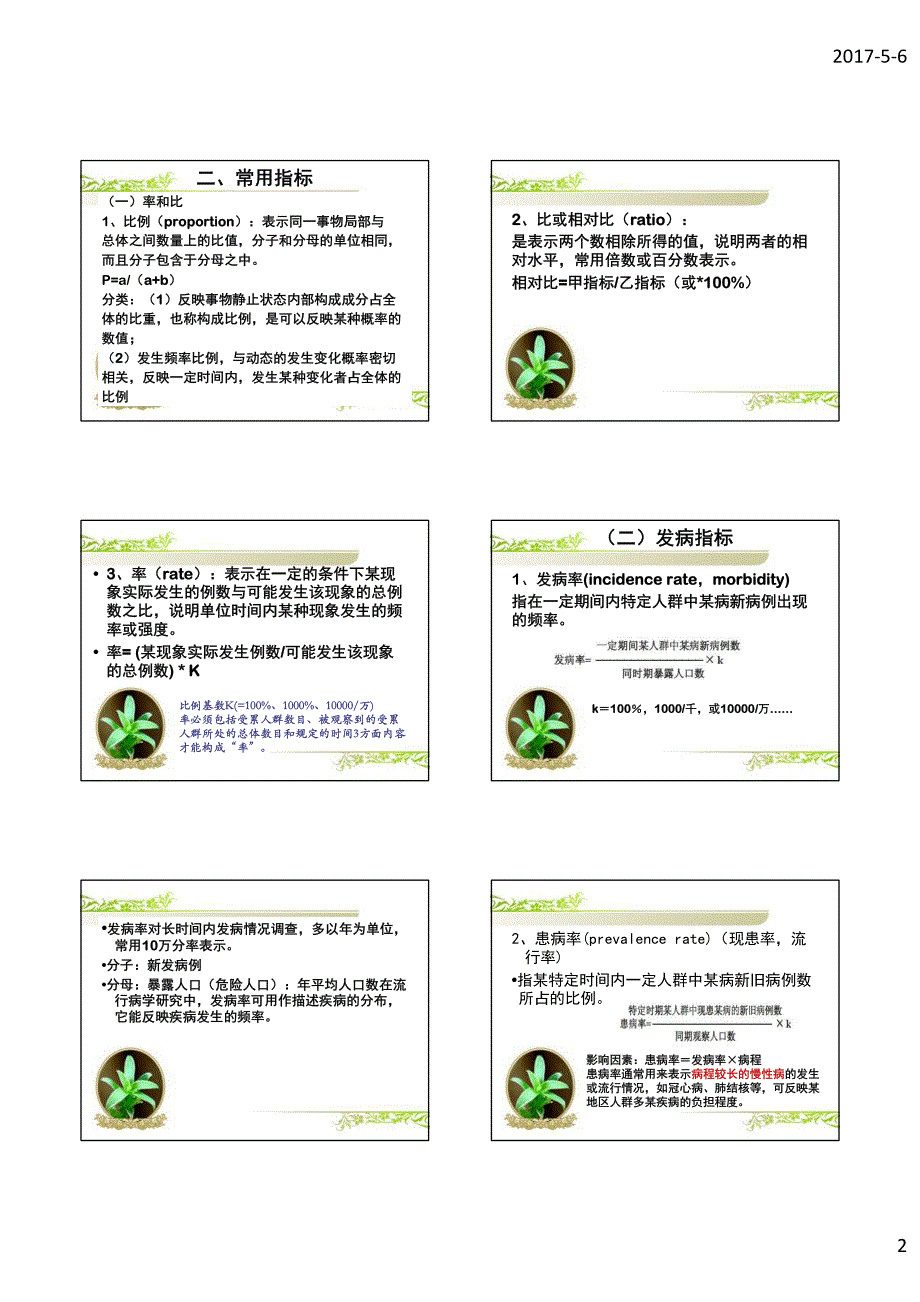 健康管理师第六章流行病学和医学统计学资料_第2页