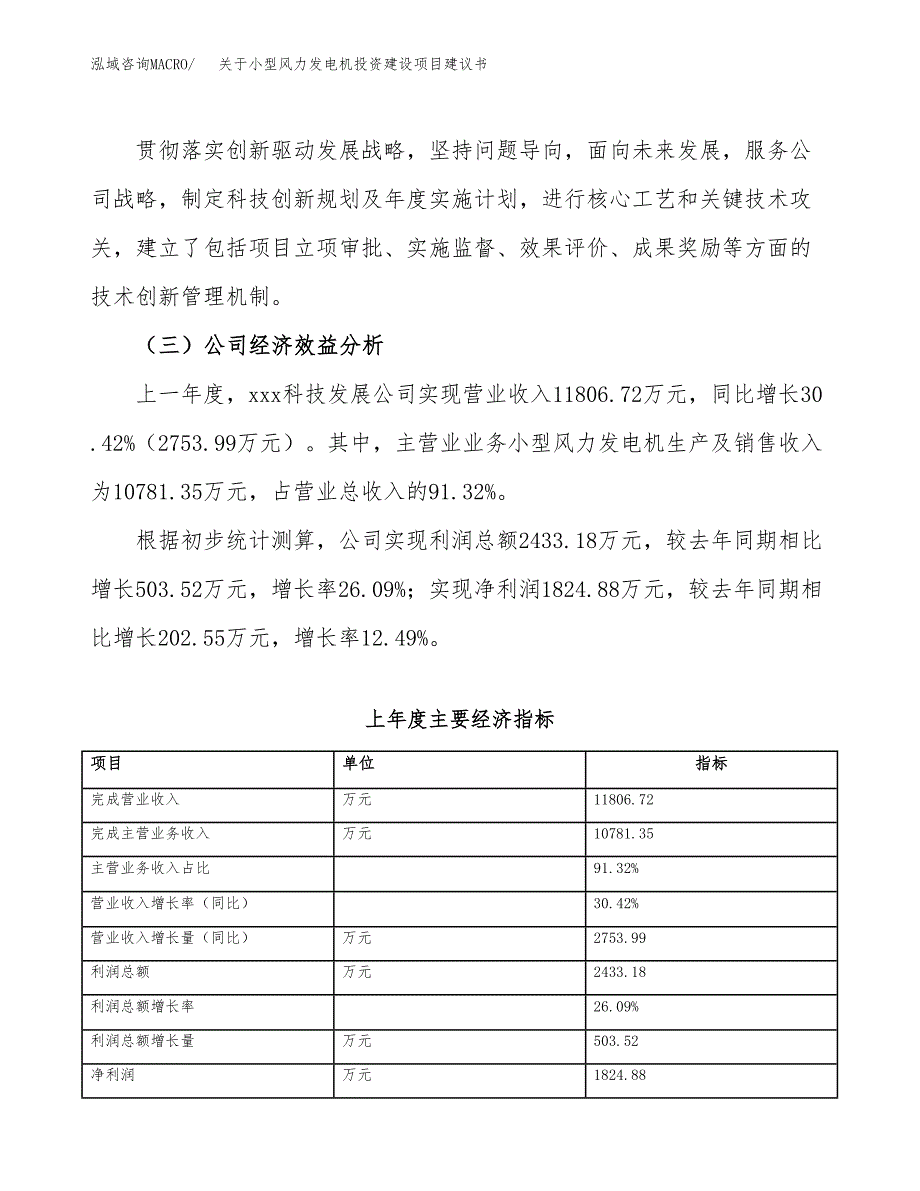 关于小型风力发电机投资建设项目建议书范文（总投资13000万元）.docx_第4页