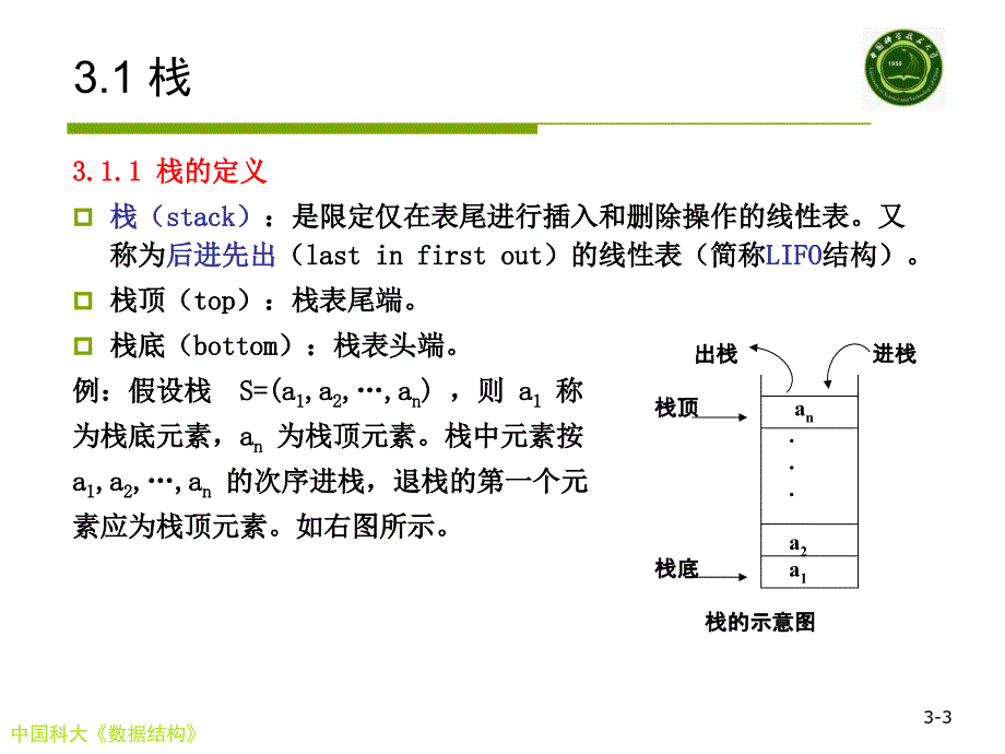 cd队列的顺序存储结构示意图-中国科学技术大学_第3页