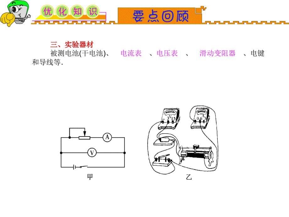 湖南人教版新课标高中总复习（第1轮）物理：第7章_第7讲_实验：测定电源的电动势和内阻_第5页