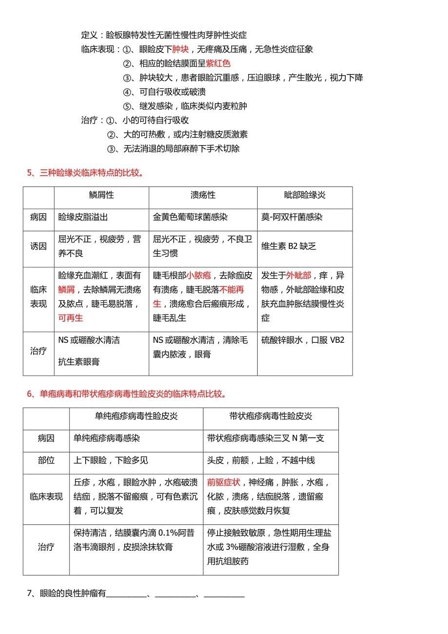 福建医科大学-眼科学要点归纳_第5页