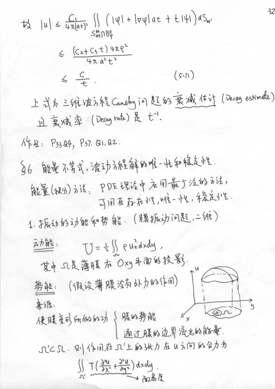 数学物理方程讲稿讲义3_第5页