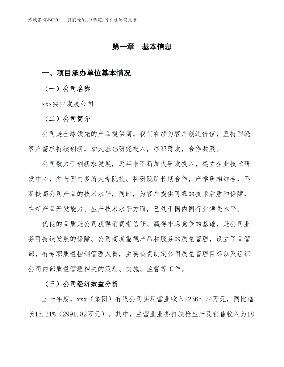 打胶枪项目(新建)可行性研究报告.docx_第4页