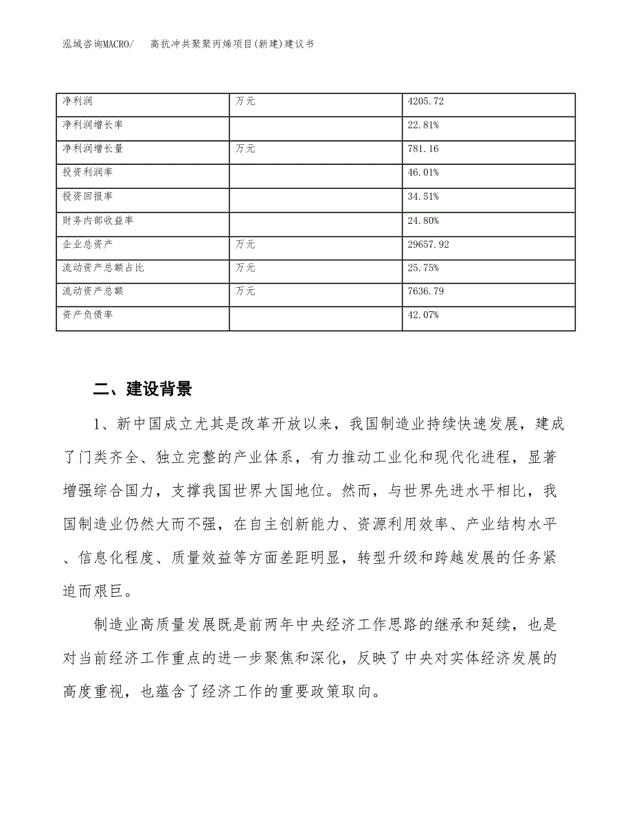 高抗冲共聚聚丙烯项目(新建)建议书.docx_第3页