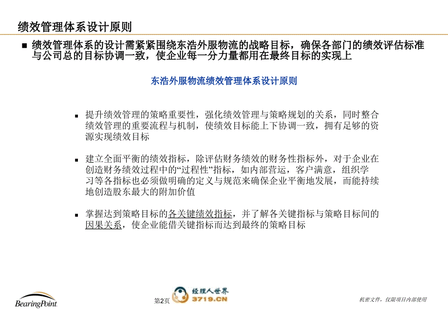 上海东浩外服国际物流公司战略咨询项目绩效体系设计报告_第3页