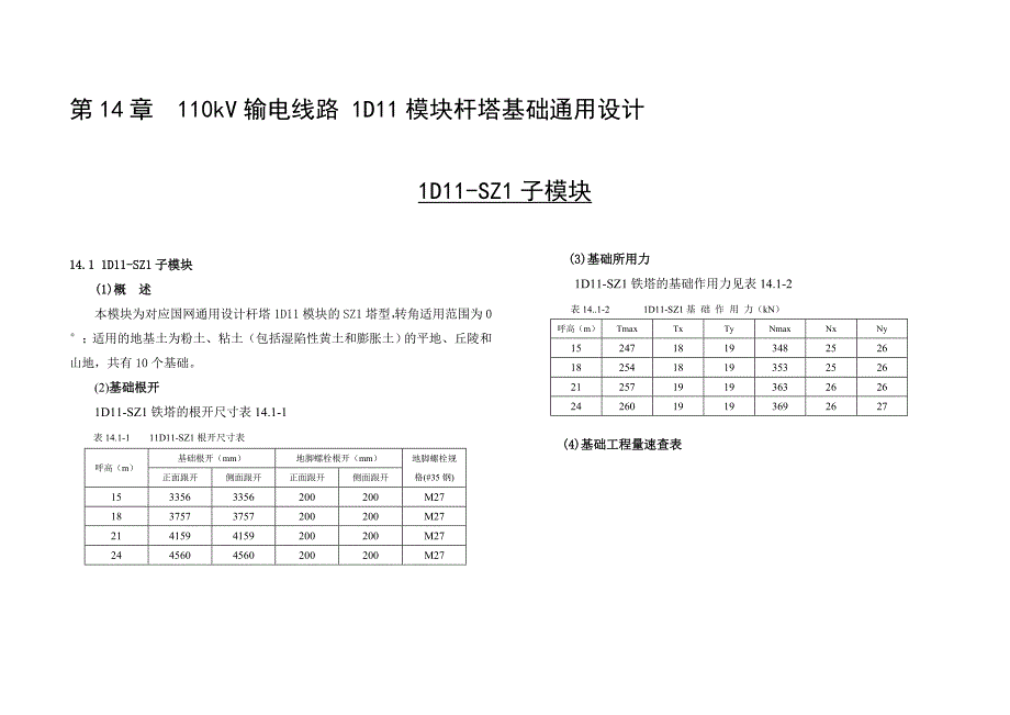 E第14章模块说明及工程量速查(1D11)_第1页