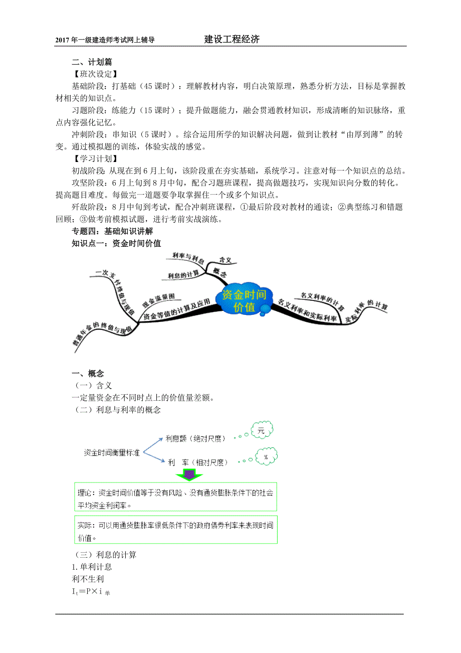 017年一级建造师考试网上辅导建设工程经济_第4页