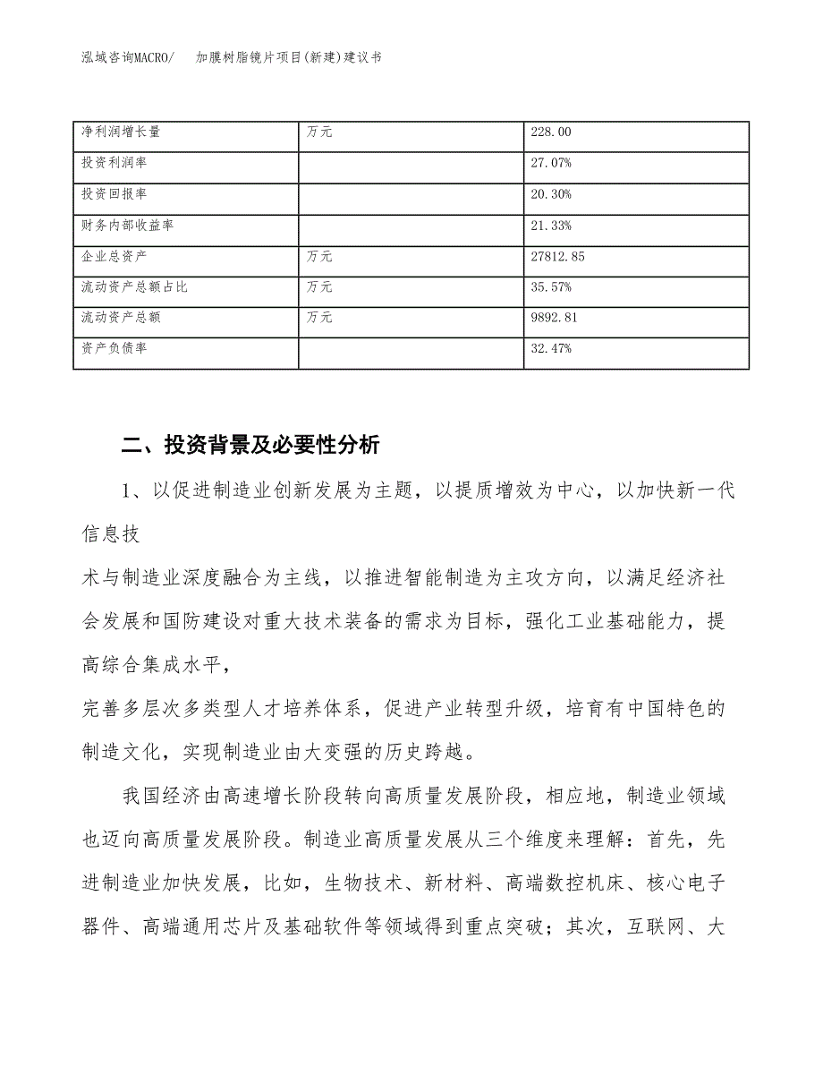 加膜树脂镜片项目(新建)建议书.docx_第3页