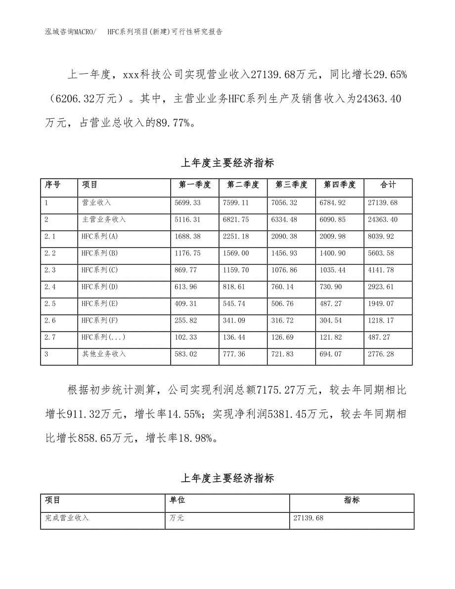 HFC系列项目(新建)可行性研究报告.docx_第5页