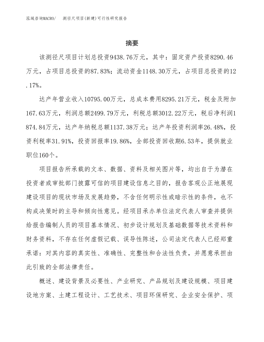 测径尺项目(新建)可行性研究报告.docx_第2页