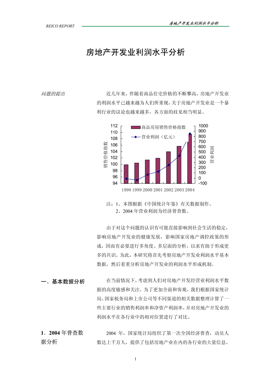 房地产开发业利润水平分析_第3页