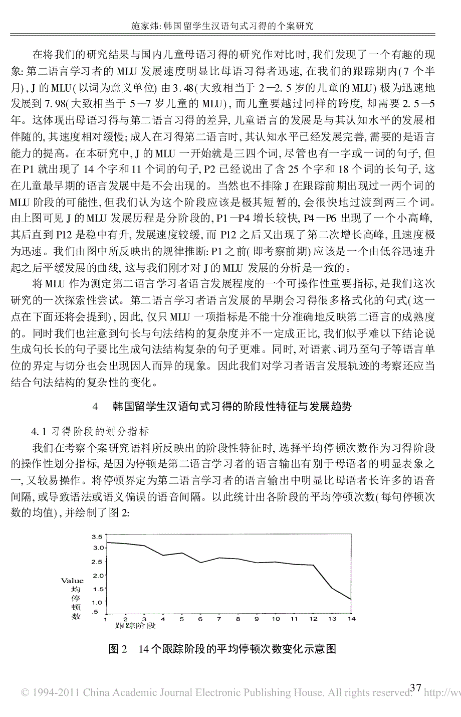 施家炜-2002-韩国留学生汉语句式习得的个案研究_第4页