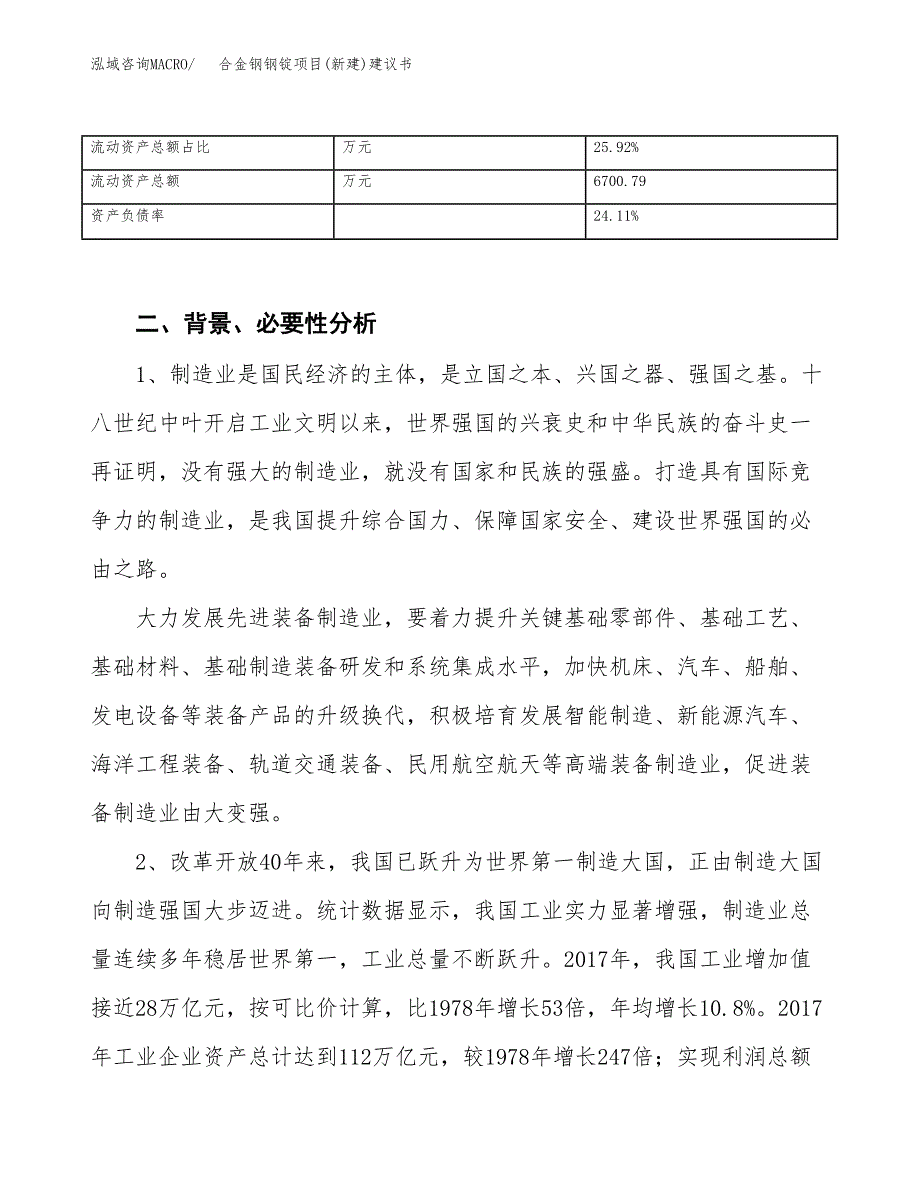 合金钢钢锭项目(新建)建议书.docx_第4页