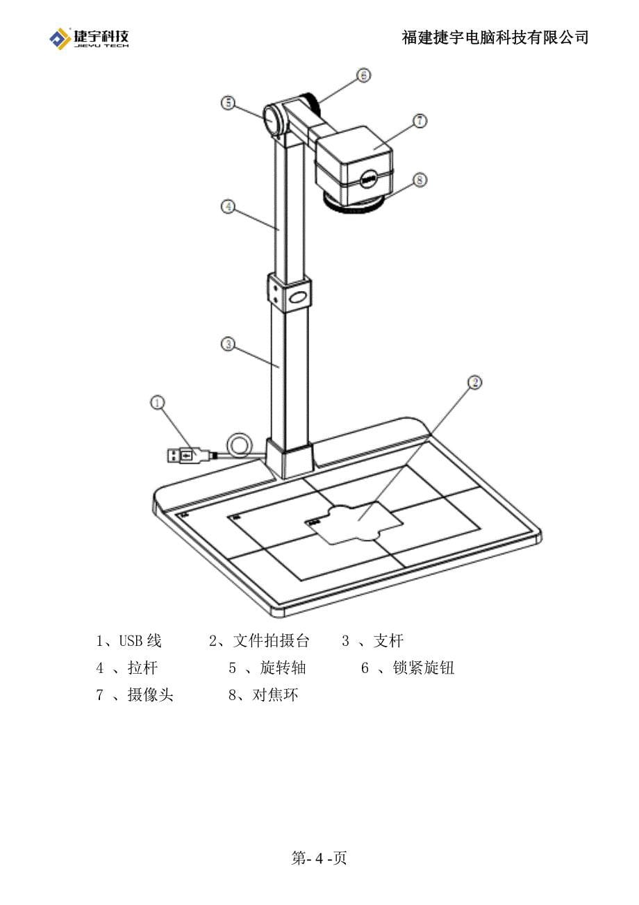 捷宇高拍仪说明书-ABCE系列通用-20150422资料_第5页