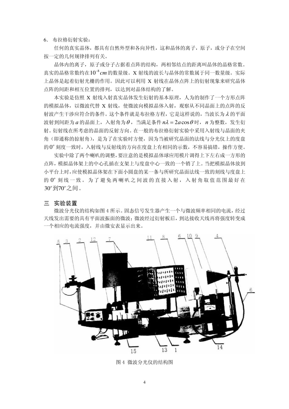 微波光特性中文实验资料_第4页