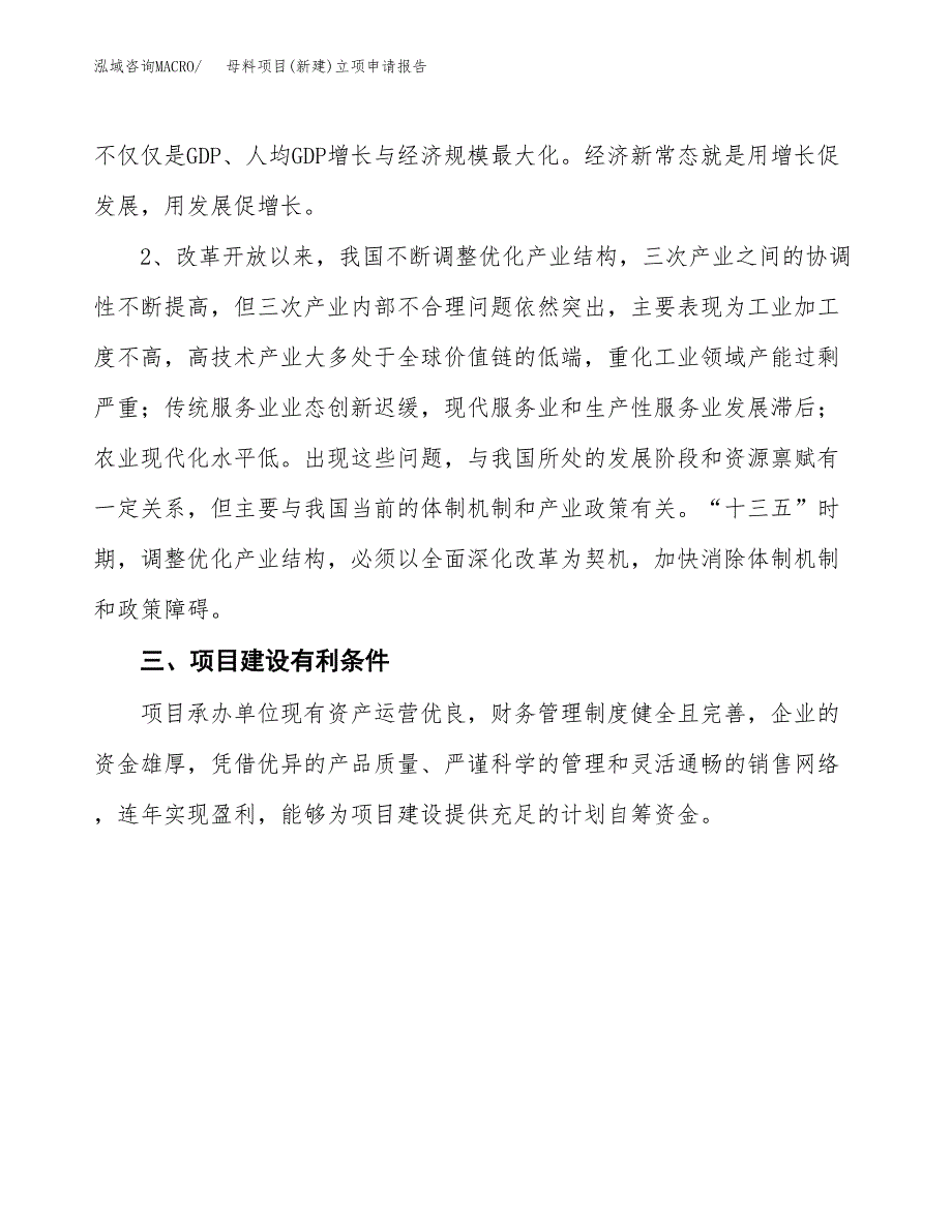 母料项目(新建)立项申请报告.docx_第4页