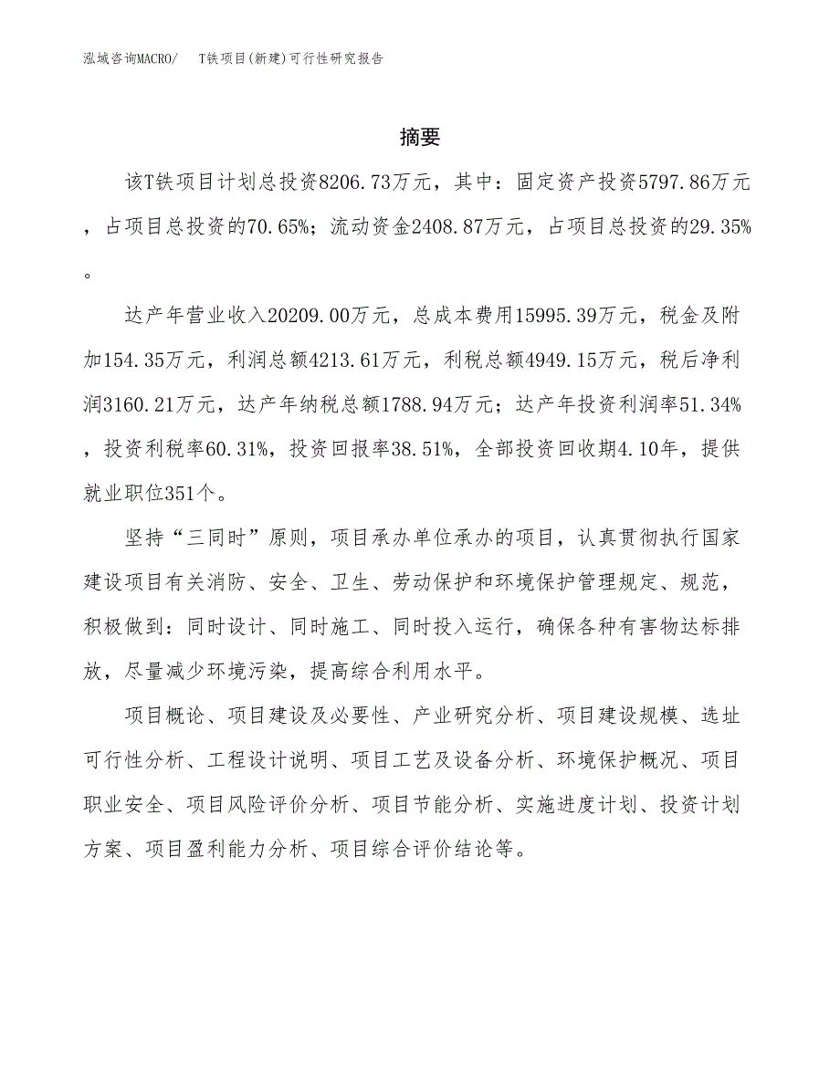 T铁项目(新建)可行性研究报告.docx_第2页