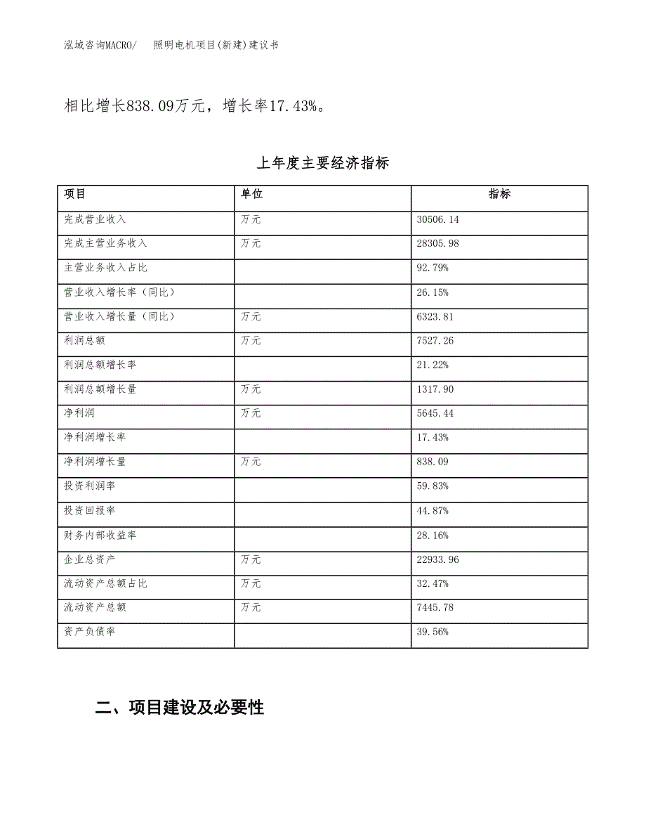 照明电机项目(新建)建议书.docx_第3页