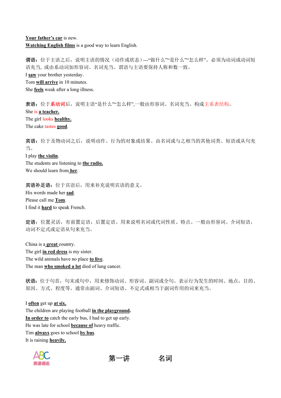 初中语法精讲讲解(全)_第4页