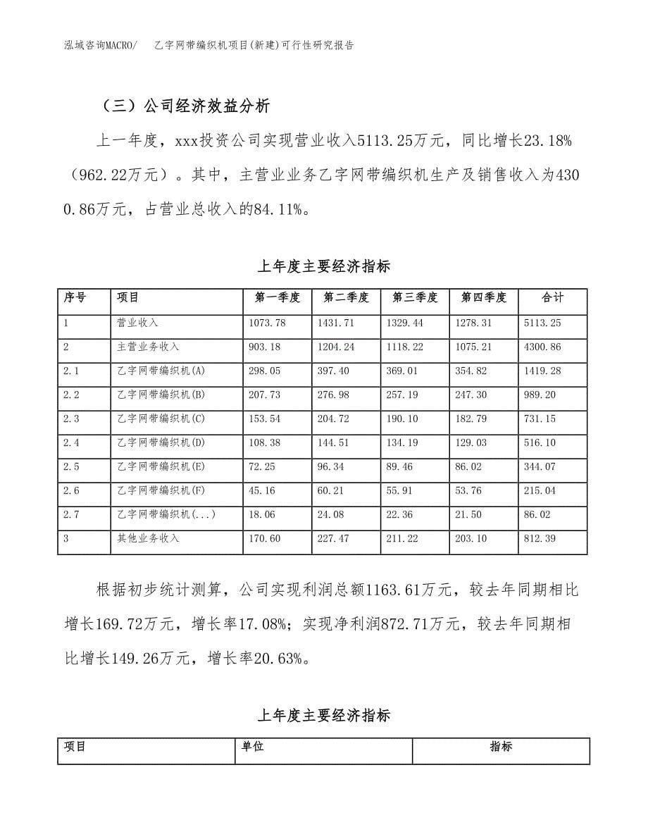 乙字网带编织机项目(新建)可行性研究报告.docx_第5页