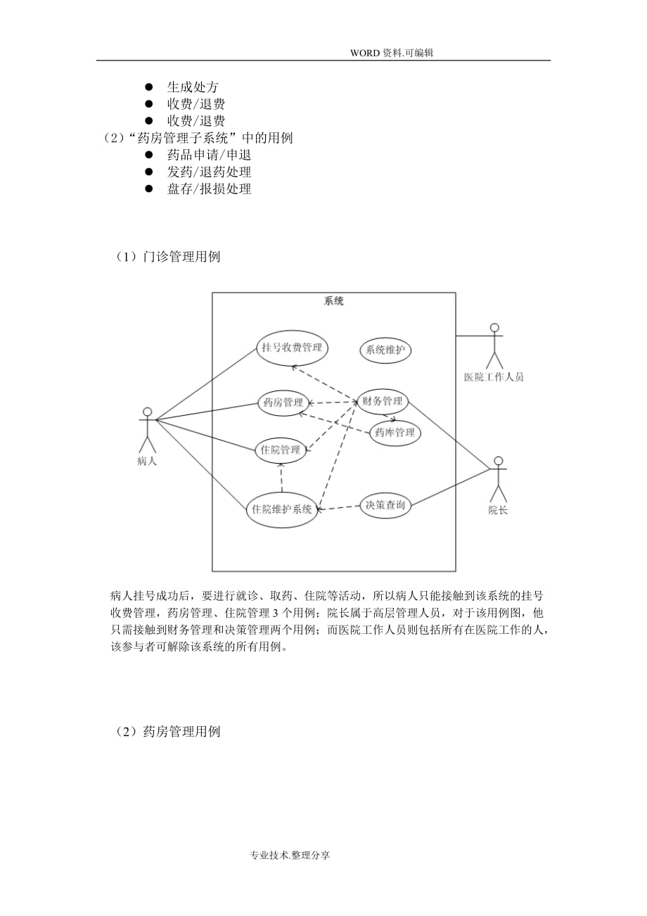 UML项目[医院管理系统]_第3页