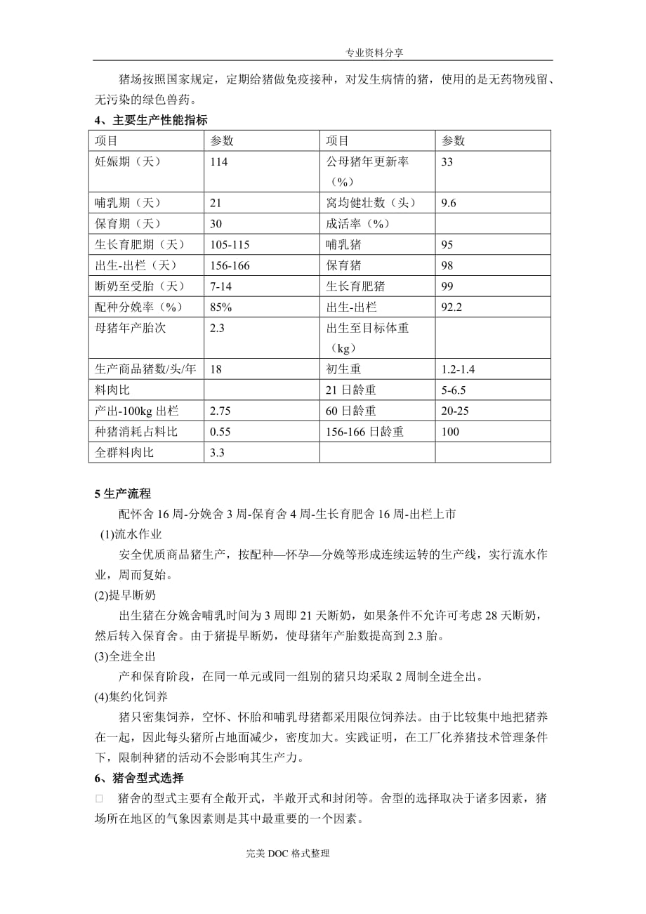 50头母猪商品猪场设计方案及对策_第2页