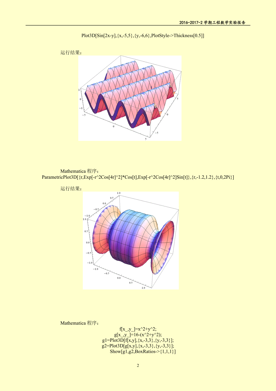 2017工程数学实验C--课程设计作品(3)_第4页